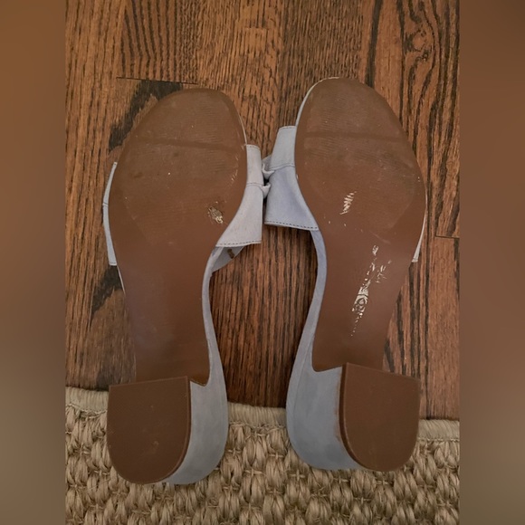 Blue suede heels - Picture 3 of 3